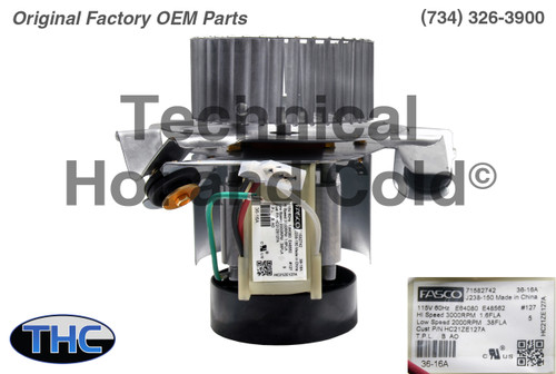 Carrier 326628-763 Draft Inducer Motor Assembly Image 1