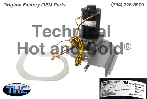 Carrier 50DK406815 Draft Inducer Motor Assembly w/ Gasket Image 1