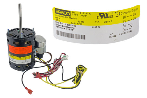 Carrier HC30CL460 Draft Inducer Motor w/ Capacitor