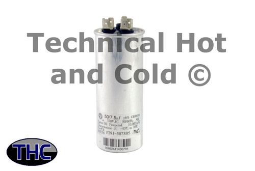 Carrier P291-5073RS Dual Run Capacitor Image 1
