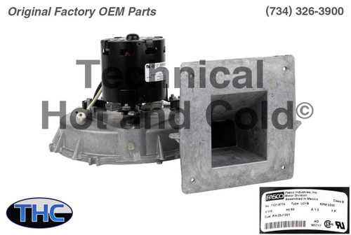 Lennox 50J07 Draft Inducer Motor Assembly Image 1