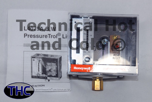 Honeywell L4079B1033 PressureTrol Limit Control Image 1