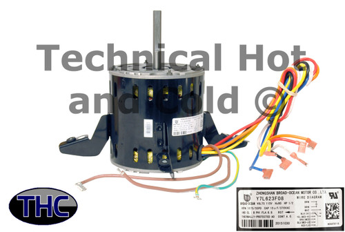 Carrier HC43TQ115 Blower Motor Image 1