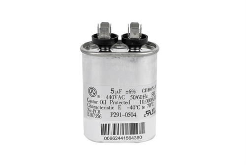 Carrier P291-0504 Single Run Capacitor Image 1
