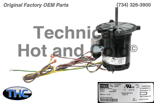 Carrier HC30CK235 Draft Inducer Motor w/ Capacitor Image 1