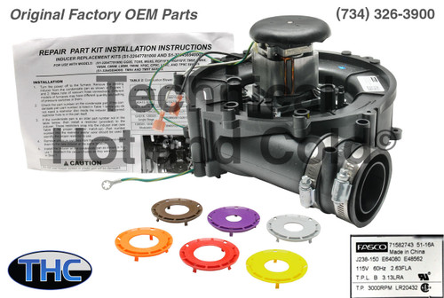York Coleman S1-32647781000 Draft Inducer Motor Assembly Image 1