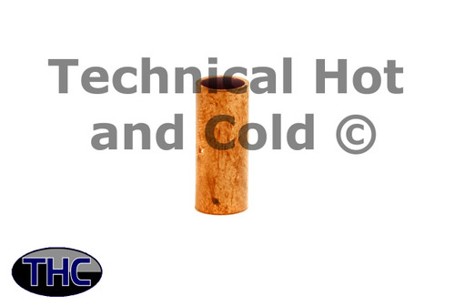 Universal Parts 1-4C 1/4" Copper ACR Coupling Image 1