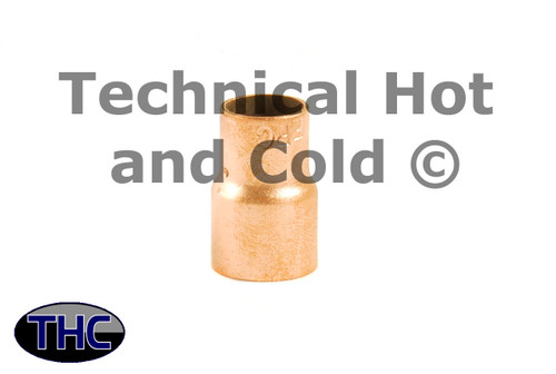Universal Parts 5-8RC 5/8" x 1/2" Copper ACR Reducer Image 1
