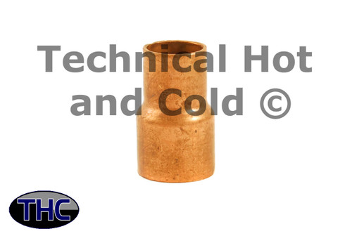 Universal Parts 11-8RC 1-1/8" Copper ACR Reducing Coupling Image 1