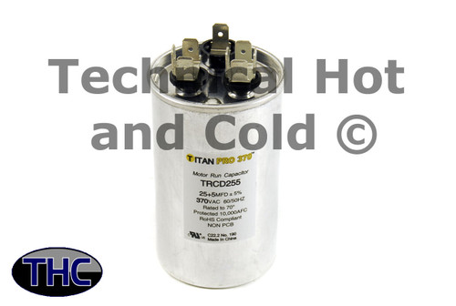 First Company E1500 Dual Run Capacitor Image 1