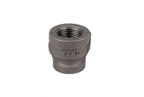 Universal Parts 07505015BLTR 3/4"x1/2" Black Pipe Bell Reducer Image 1