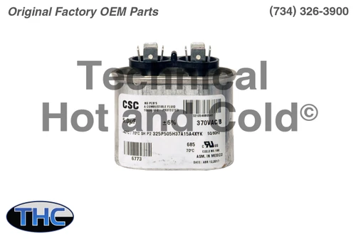 York Coleman S1-02420043700 Single Run Capacitor Image 1