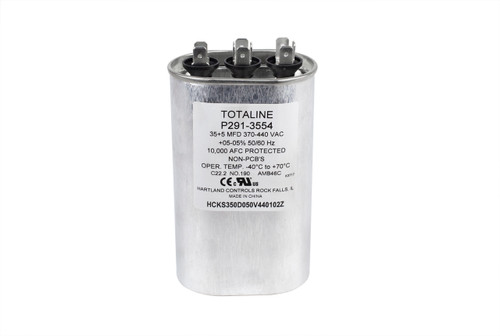 Carrier P291-3554 Dual Run Capacitor Image 1