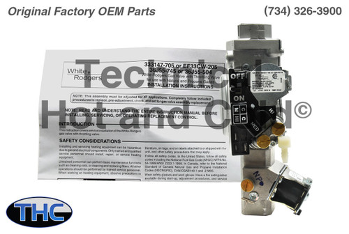 Carrier 333147-751 Gas Valve w/ Throttling Valve Image 1
