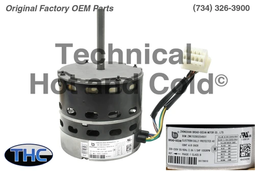 Carrier HD42AQ242 ECM X-13 Blower Motor Assembly Image 1