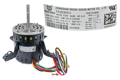 ICP 1186423 Blower Motor Image 1