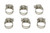 Universal Parts HC6202 1/4"-5/8" Hose Clamps (Pack Of 6) Image 2