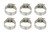 Universal Parts HC6203 5/16"-7/8" Hose Clamps (Pack of 6) Image 2