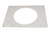 Thermo Pride 330089 Gasket Flue Backing Plate 7-3/8X10W/ 5-7/8 Dia. Holer Image 1