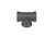 Universal Parts 05015BLTT 1/2" Black Pipe Tee Image 1