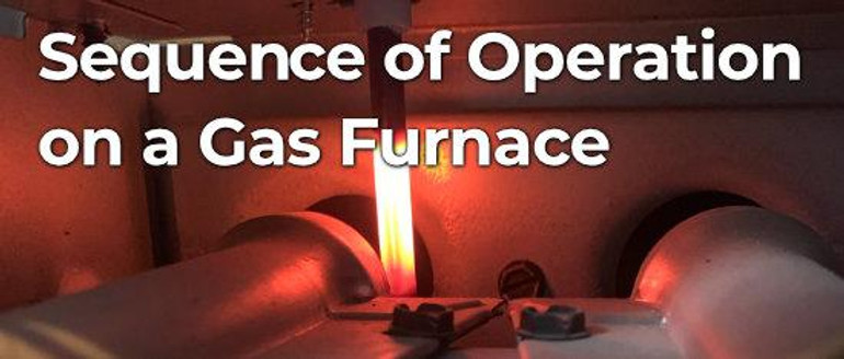 The Sequence of Operation on a Gas Furnace (Infographic)