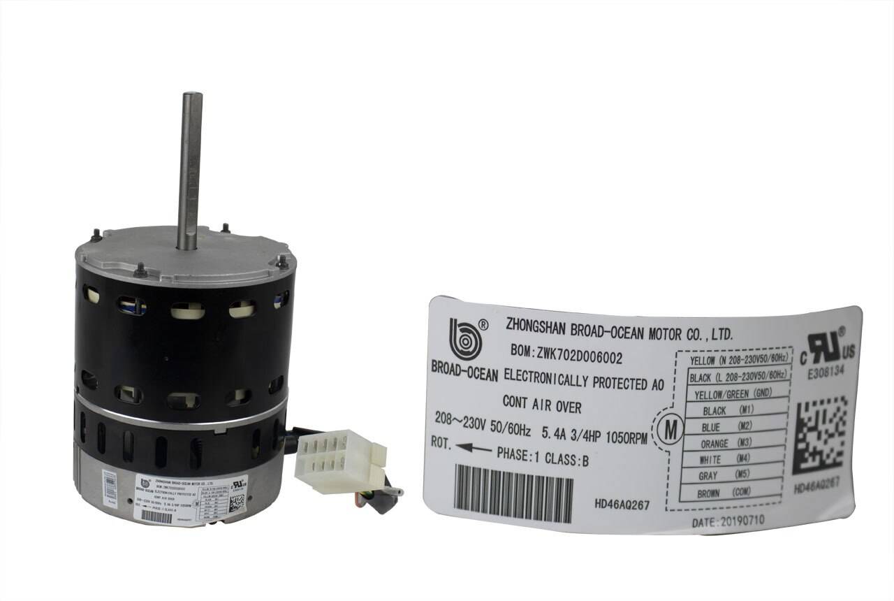 【NONCODE】Duty Square Chain Blower ZWK702B02554401 - OEM Upgraded Furnace Blower Motor Replaces