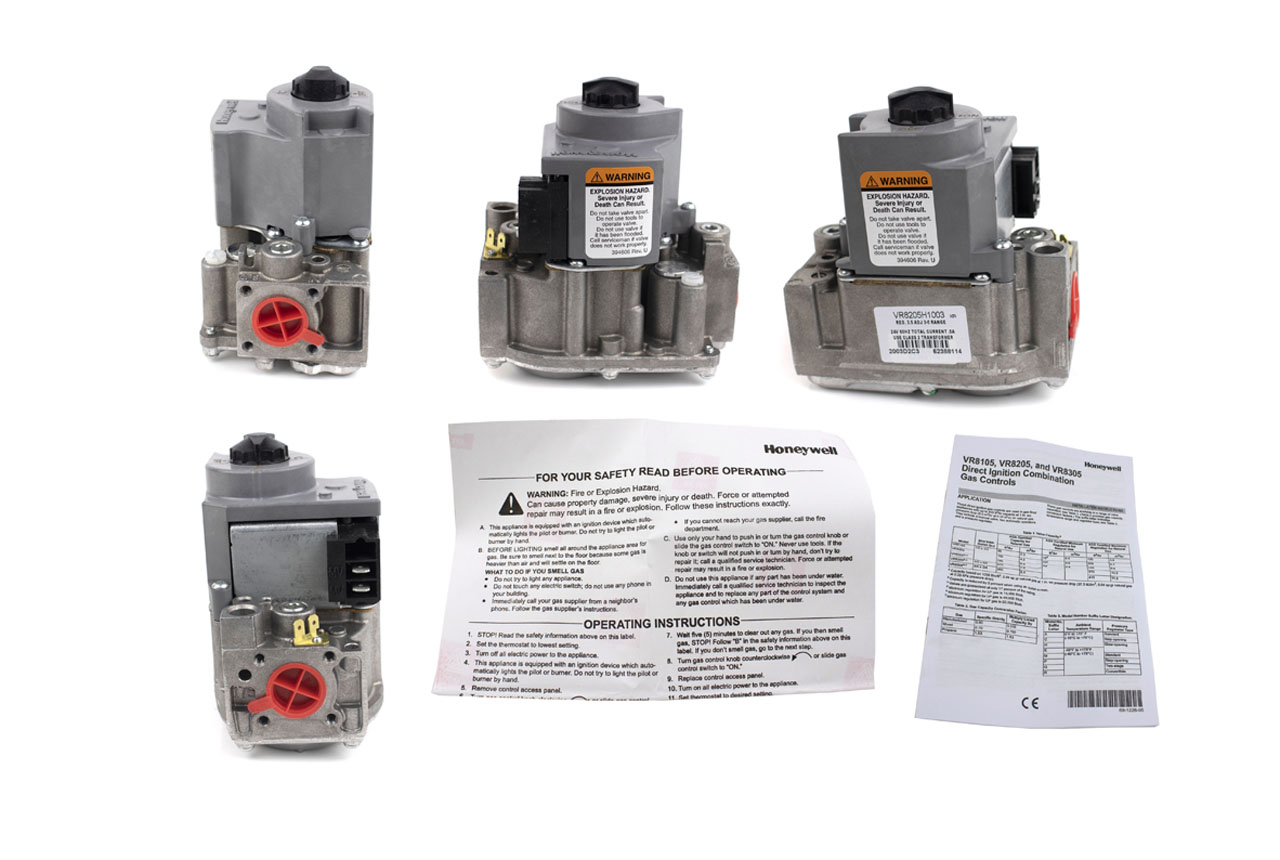 Honeywell VR8205H1003 Gas Valve - Technical Hot & Cold Parts