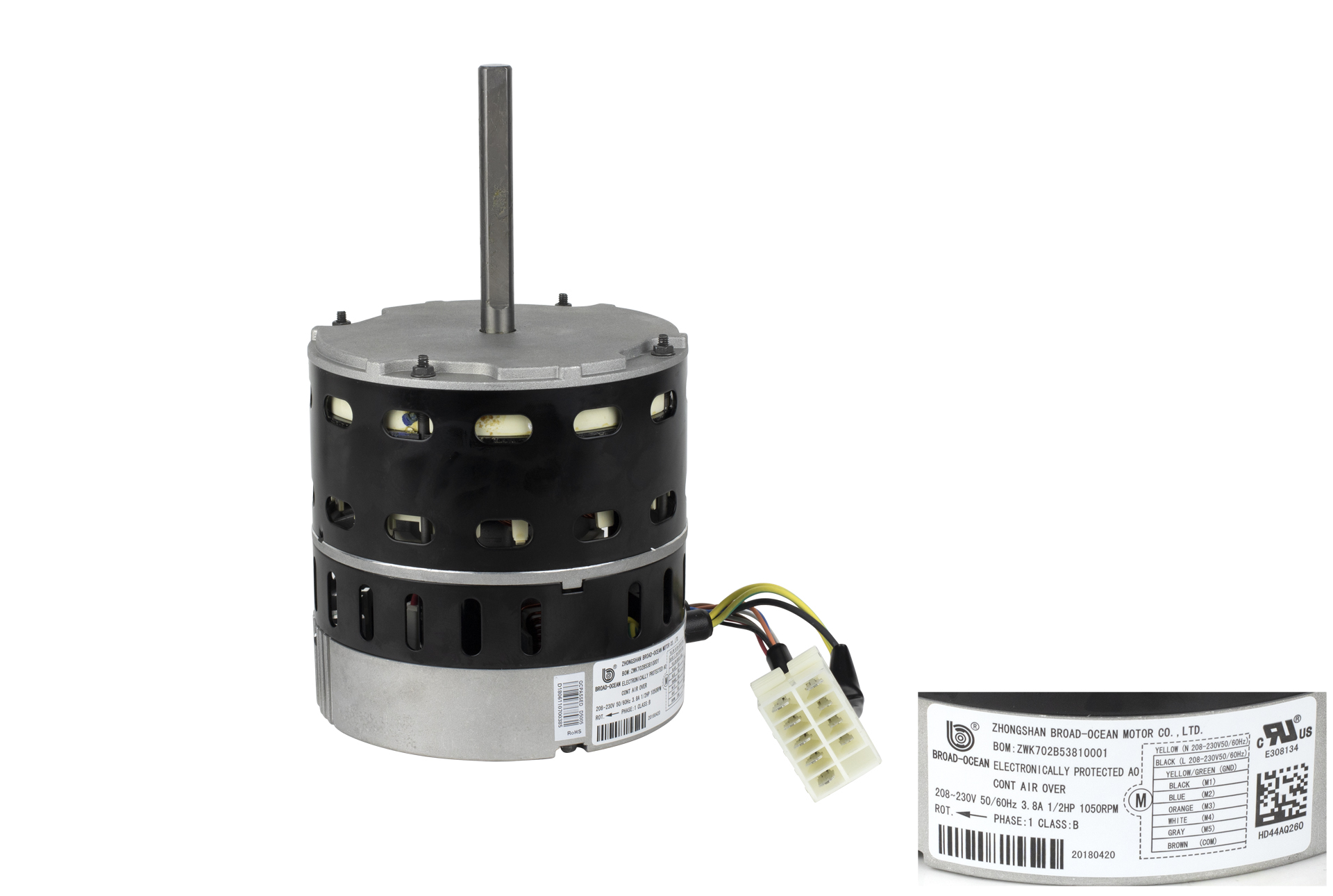 ICP 1186459 ECM X-13 Blower Motor Assembly - Technical Hot & Cold