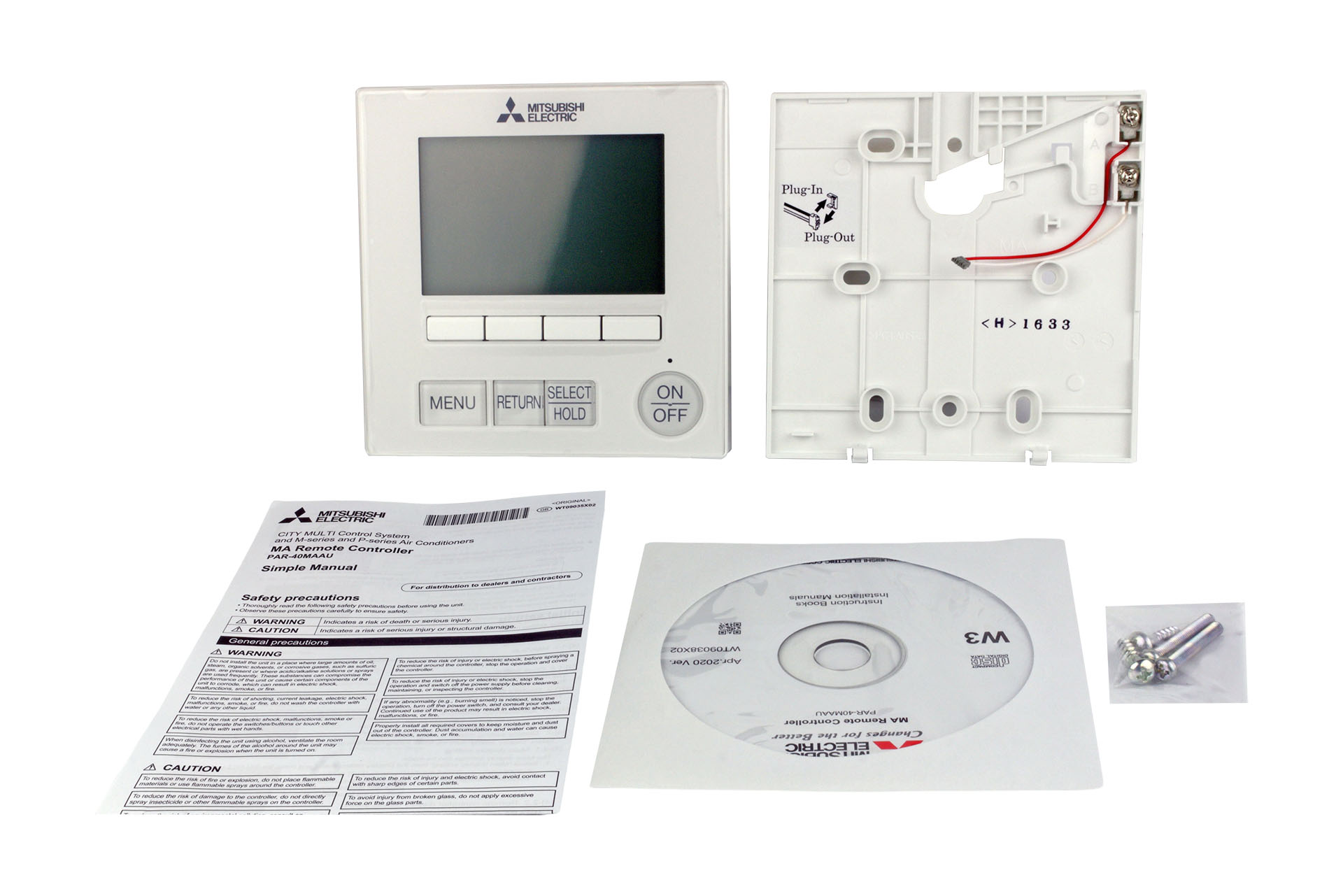 Mitsubishi Electric Corporation PAR-40MAA-U Wired Ma Remote
