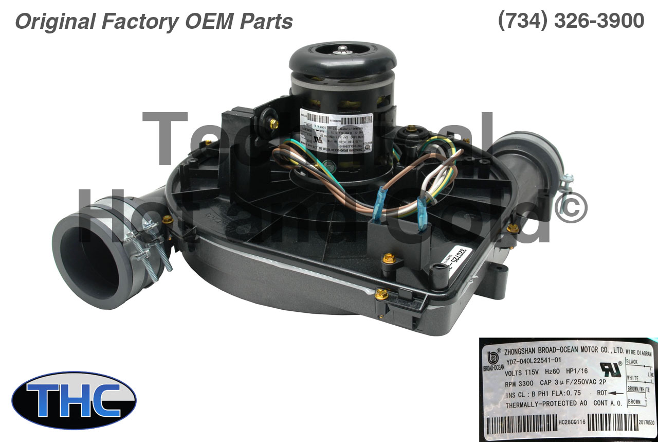 Carrier 320725-757 Draft Inducer Motor Assembly - Technical Hot