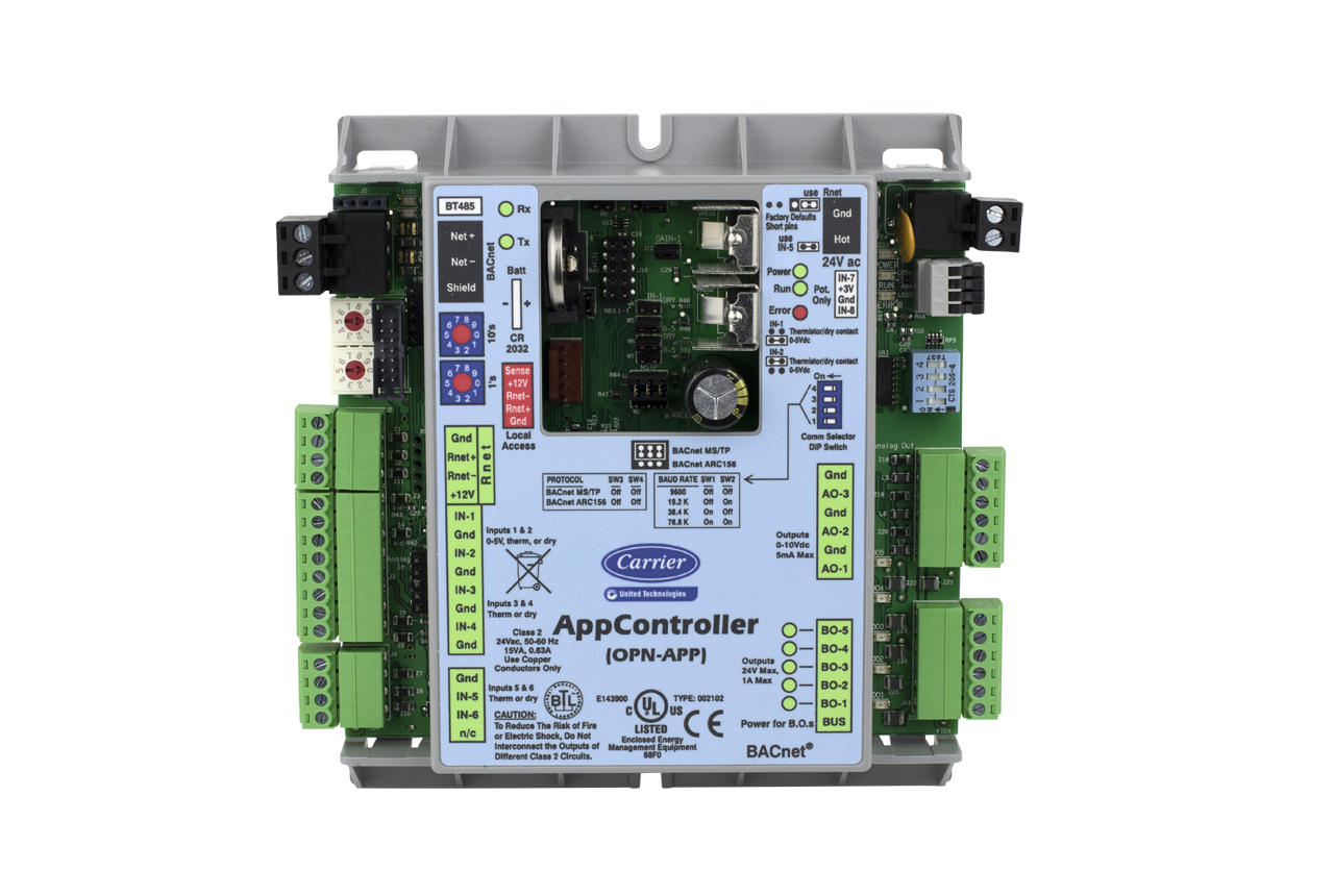 Carrier OPN-APP i-Vu AppController - Technical Hot & Cold Parts