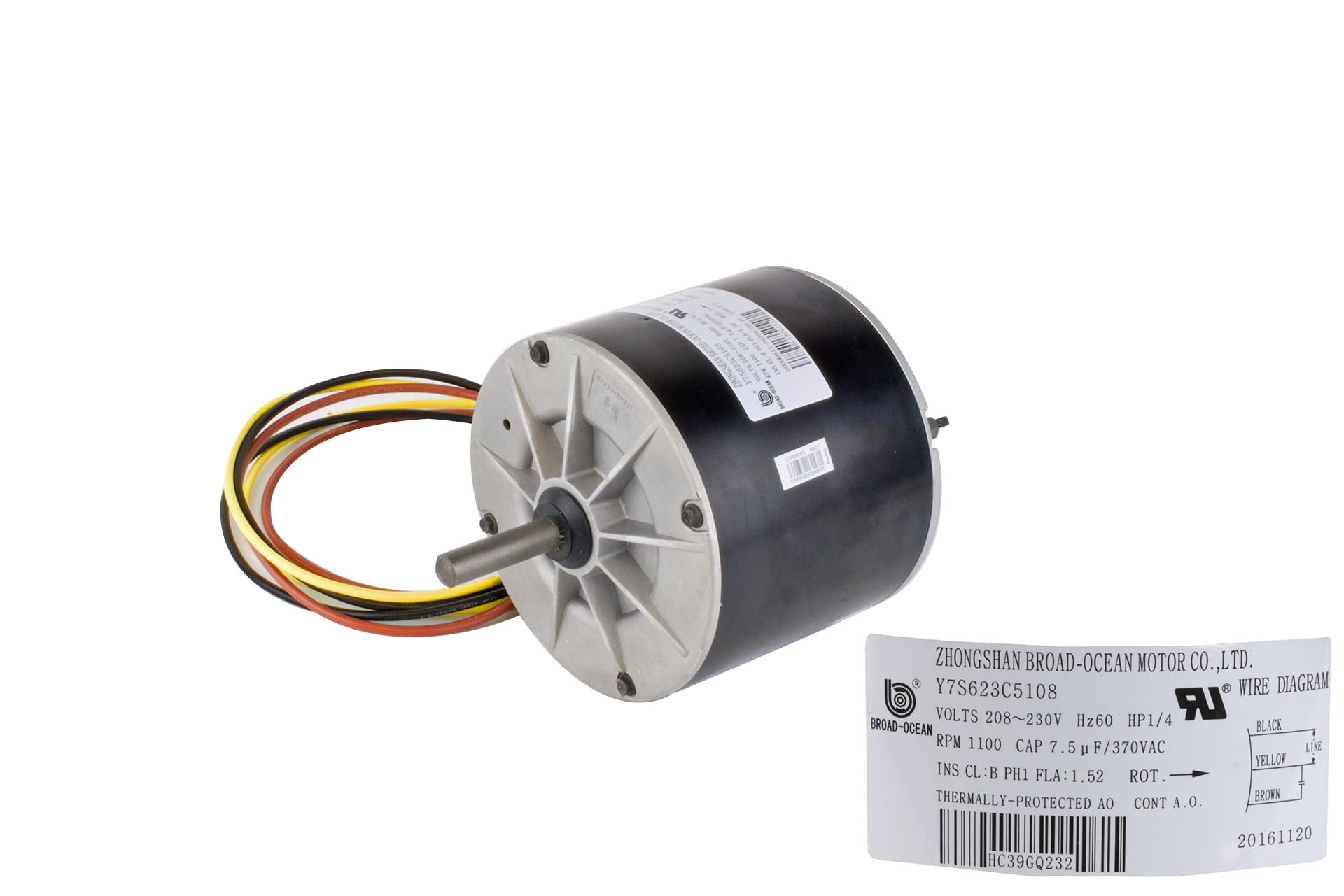 ICP 1186966 Fan Motor - Technical Hot & Cold Parts