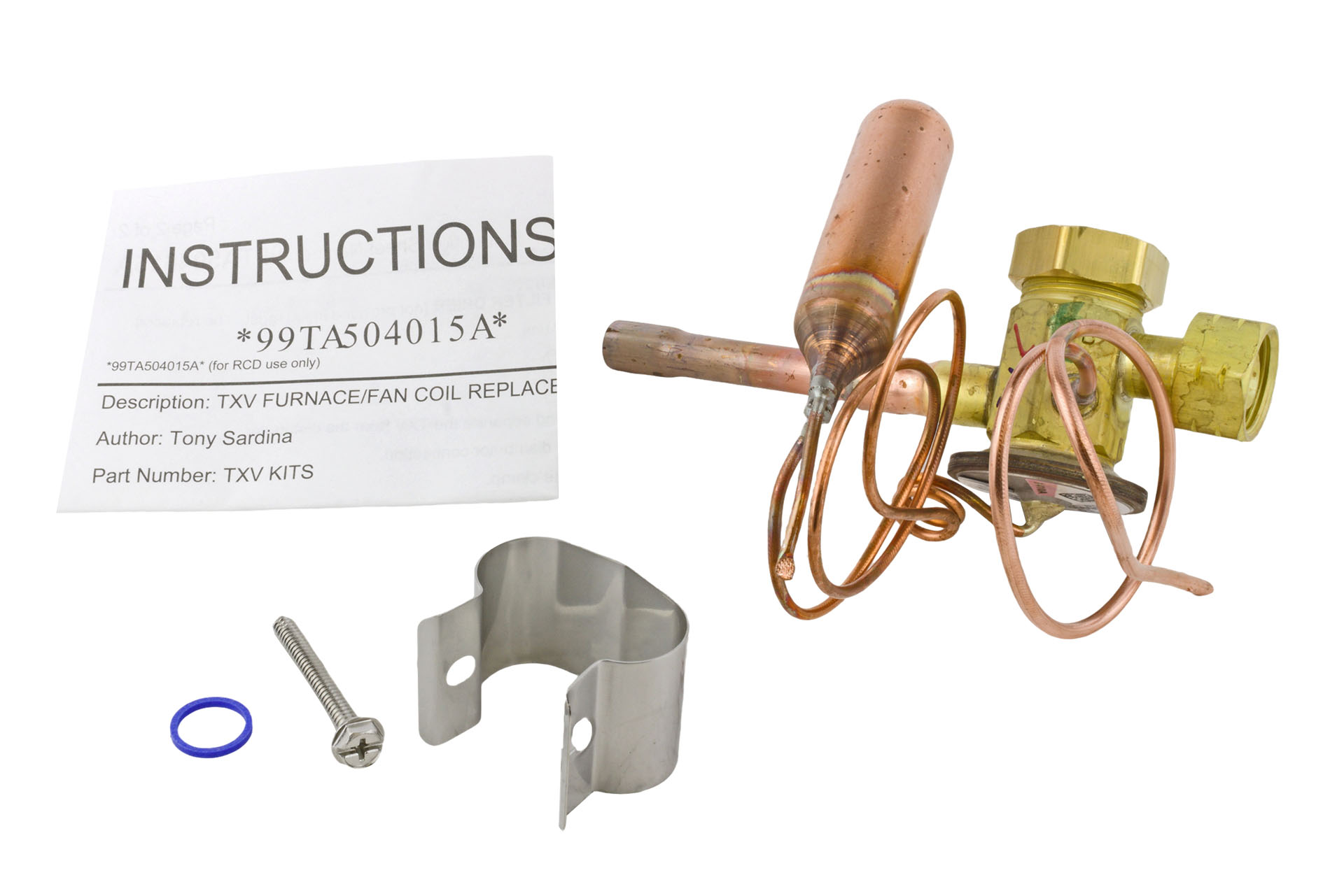 ICP 1186999 Thermal Expansion Valve Kit - Technical Hot & Cold Parts