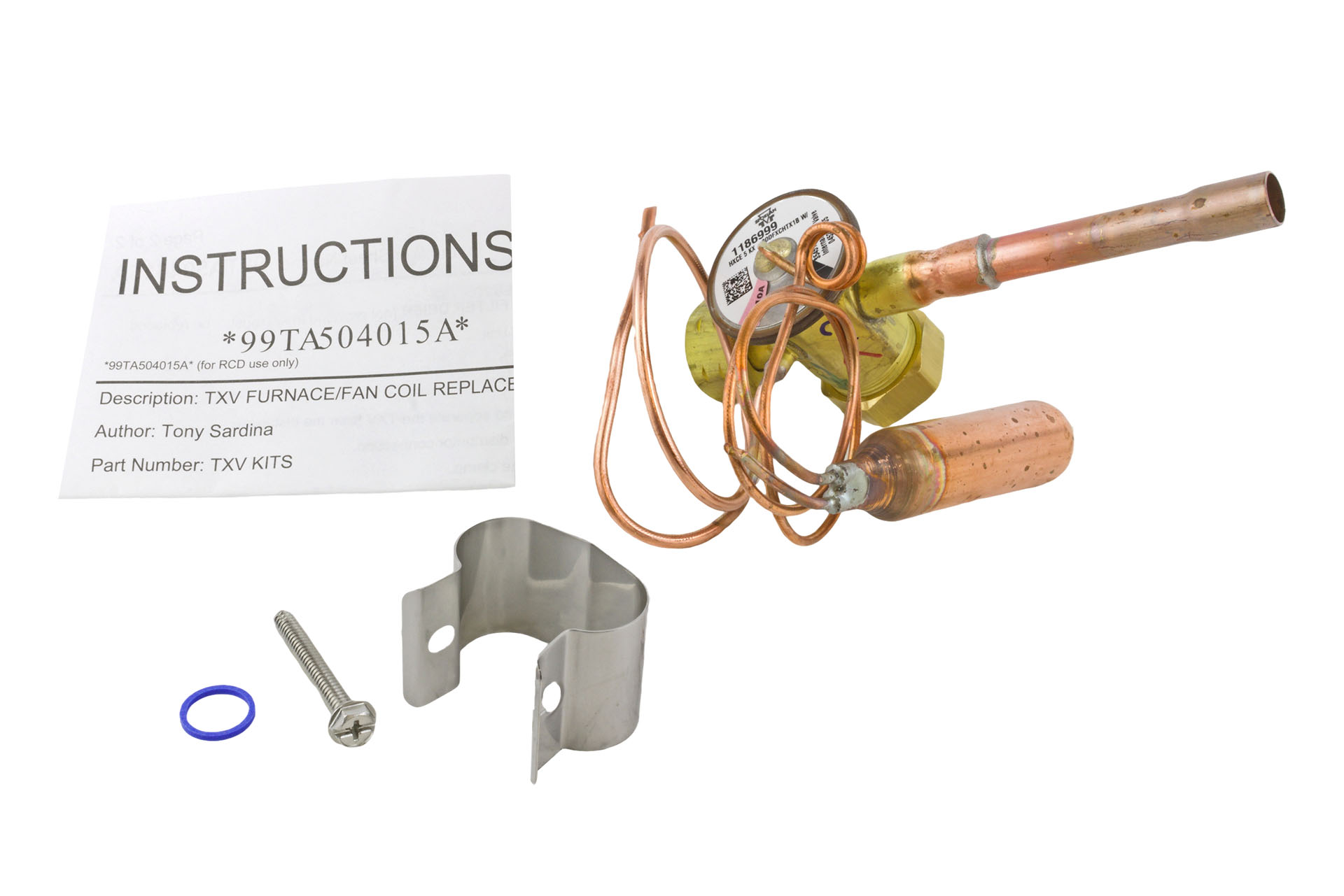 ICP 1186999 Thermal Expansion Valve Kit - Technical Hot & Cold Parts