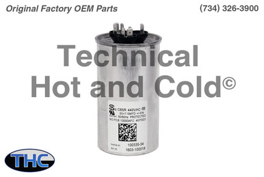 Lennox 13W87 Dual Run Capacitor - Technical Hot & Cold Parts