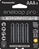 Panasonic eneloop pro AAA Rechargeable Batteries - 4 Pack (12 Packs)