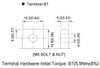 B.B. Battery BP33-12 S (Nut & Bolt) - 12V 33Ah AGM - VRLA Rechargeable Battery