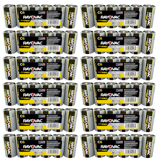 Rayovac C Cell Ultra Pro Battery - AL-C - RAYALC-SH (12 Packs of 6)