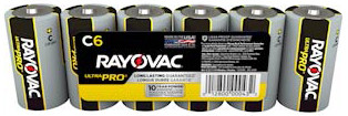 Rayovac C Cell Ultra Pro Battery - AL-C - RAYALC-SH (12 Packs of 6)