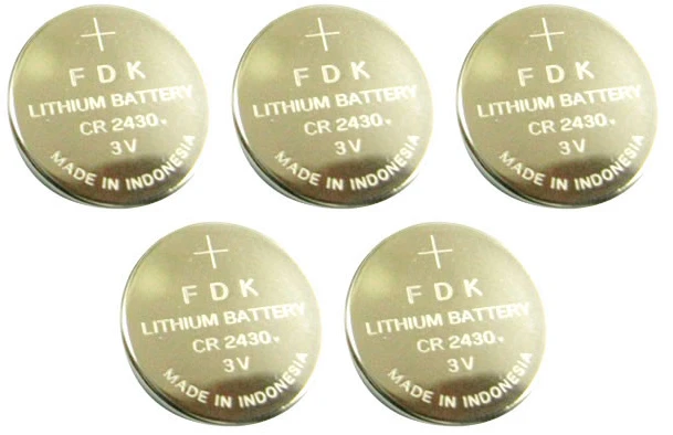 FDK CR2430 Battery - 3V Lithium Coin Cell