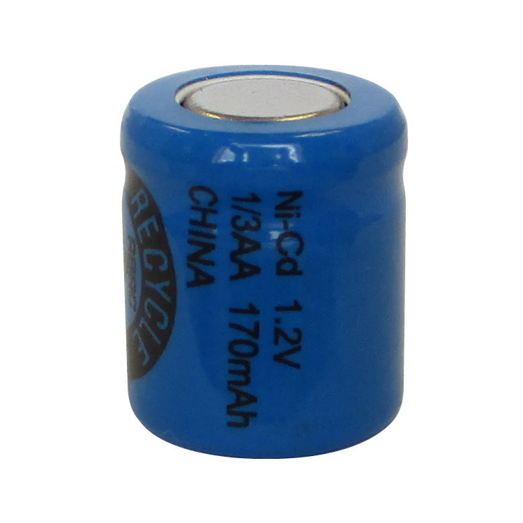 Evergreen 1.2V 170mAh Ni-Cd Rechargeable 1/3 AA Battery - N1/3AA