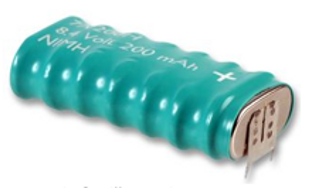 Varta 7/V200H 55620307014 Battery - 8.4 Volt 200mAh NiMH Pack