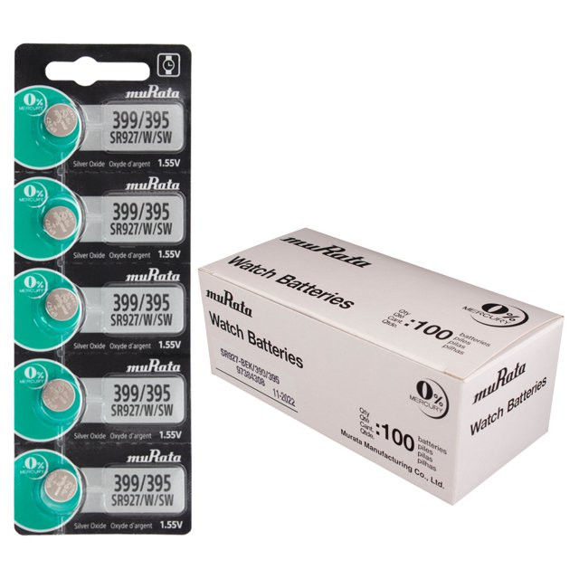 muRata Sony SR927W - 399 Button - Watch Battery - 100 Pieces