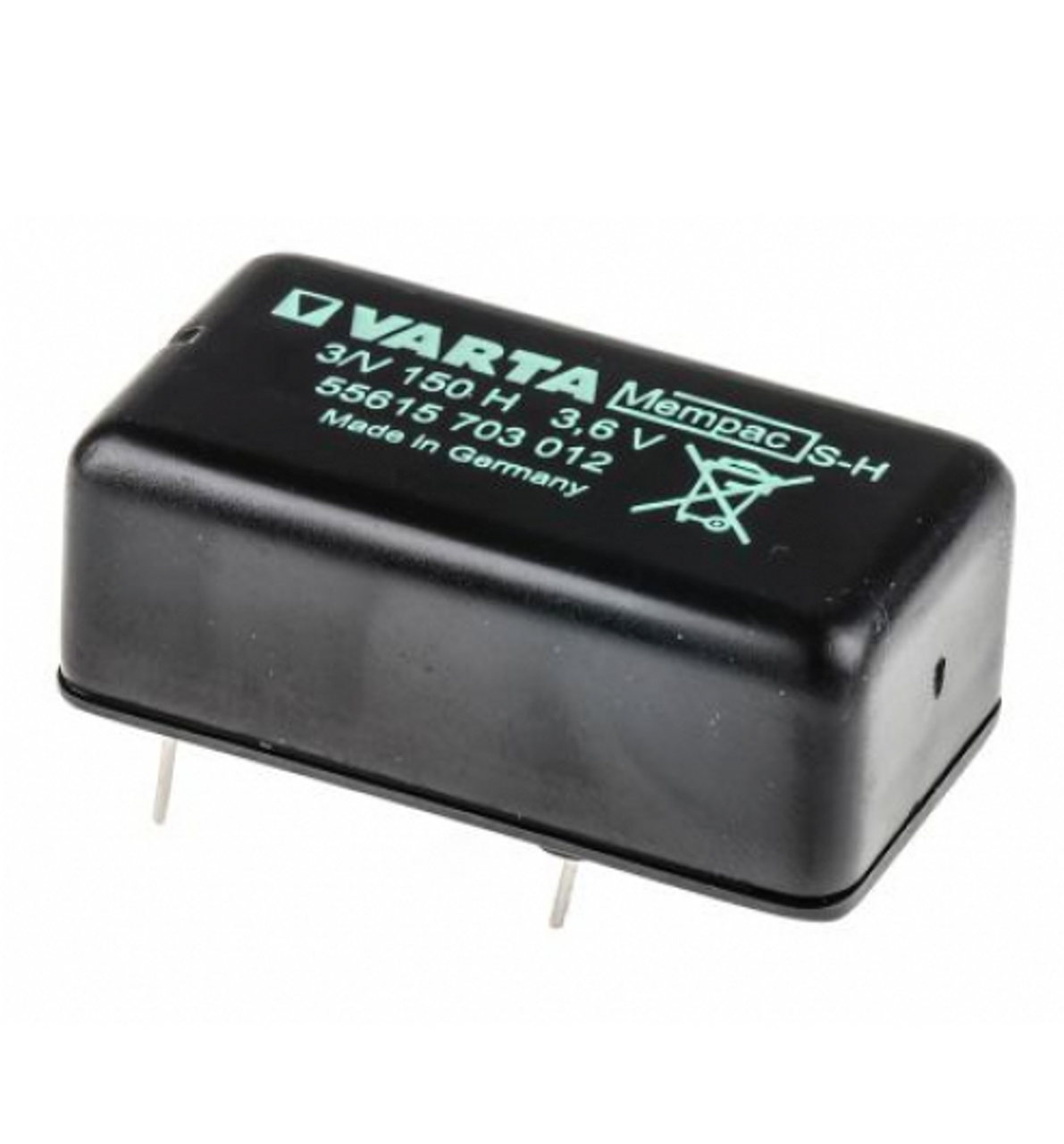 Varta 55615703012 - 3/V150H 3.6V Mempac S-H Battery