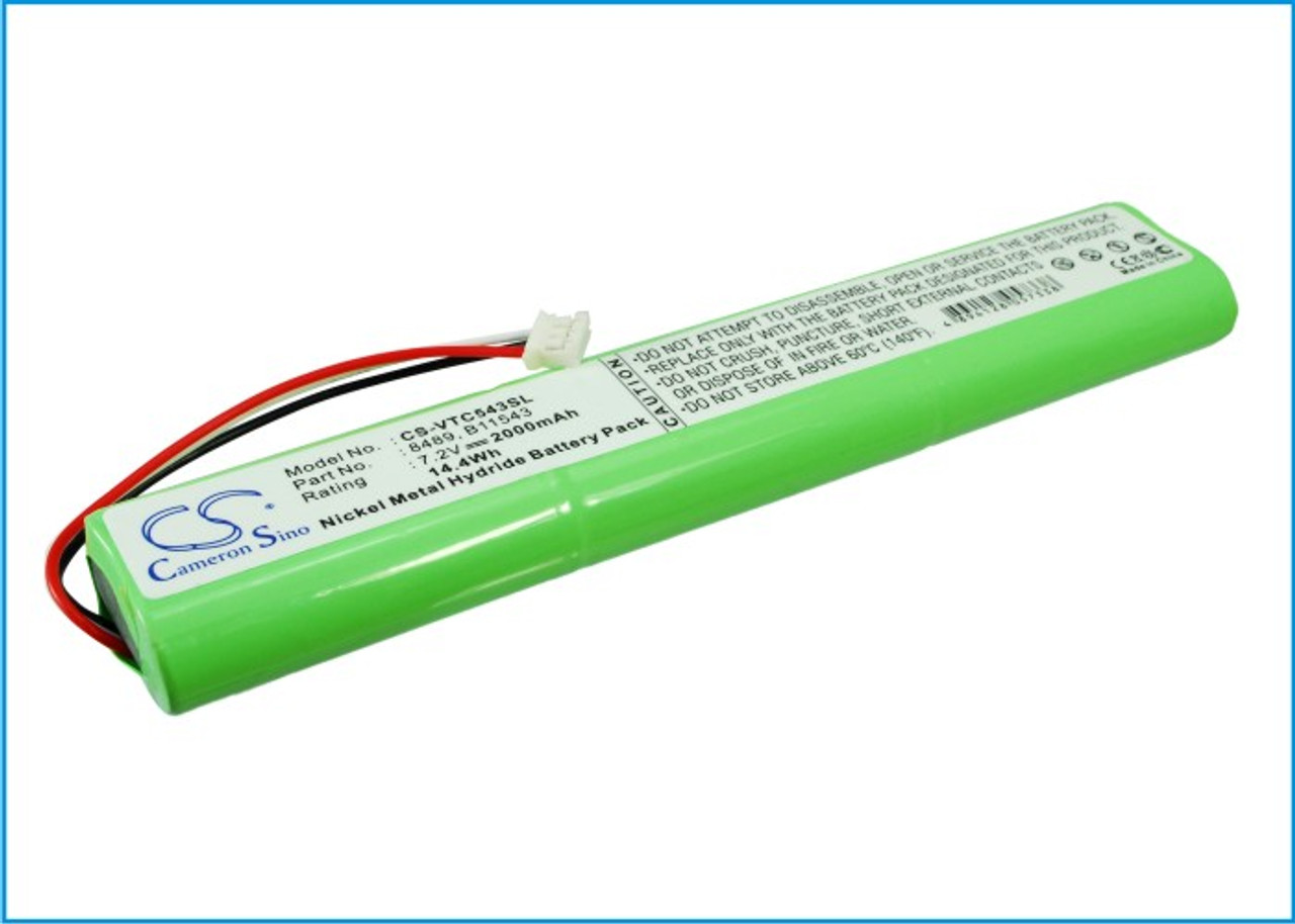 03003363 Rev. A Vetronix Battery for MTS 5100 - 7.2V 1650mAh NiMH