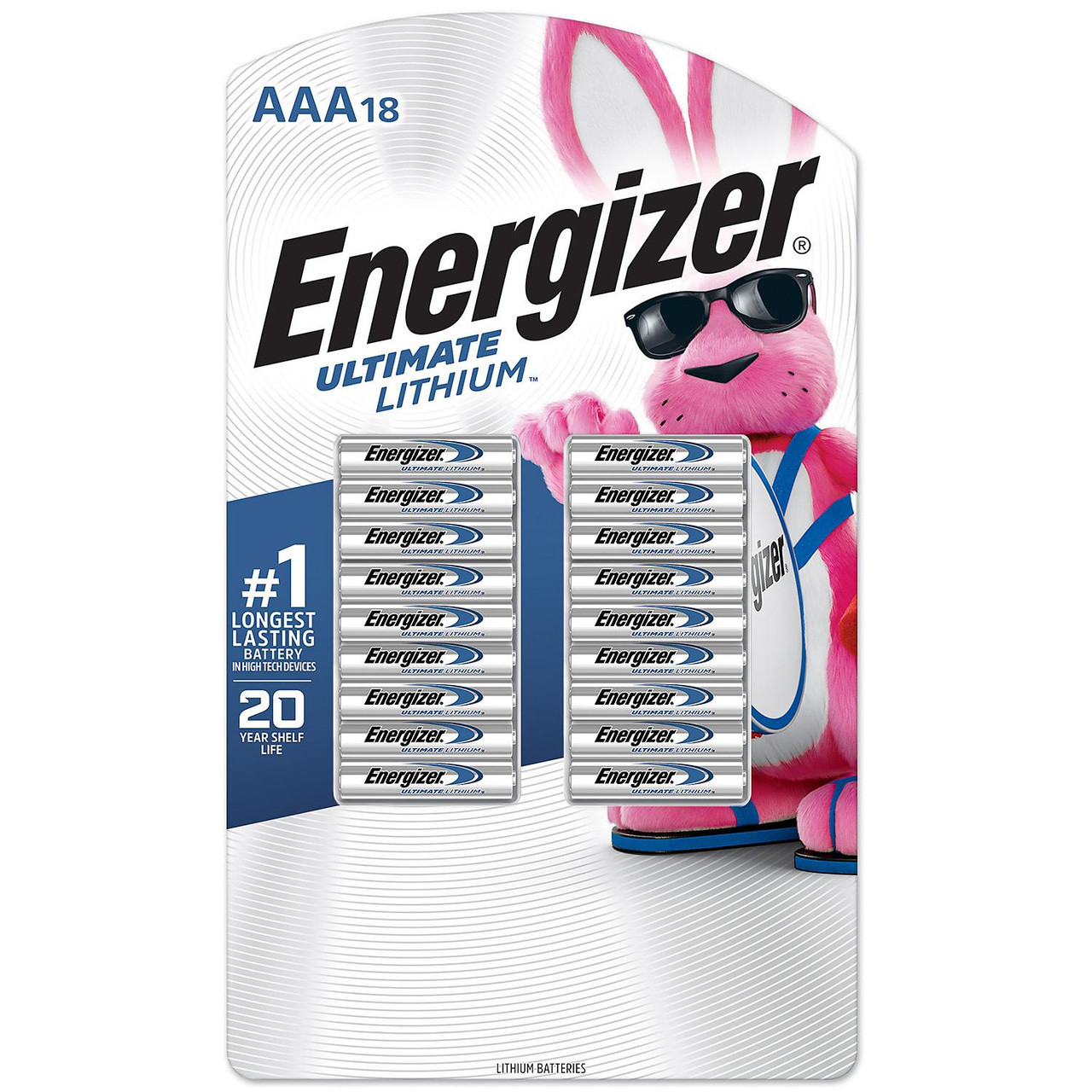 Energizer AAA L92 Ultimate Lithium Battery (18 Pack)
