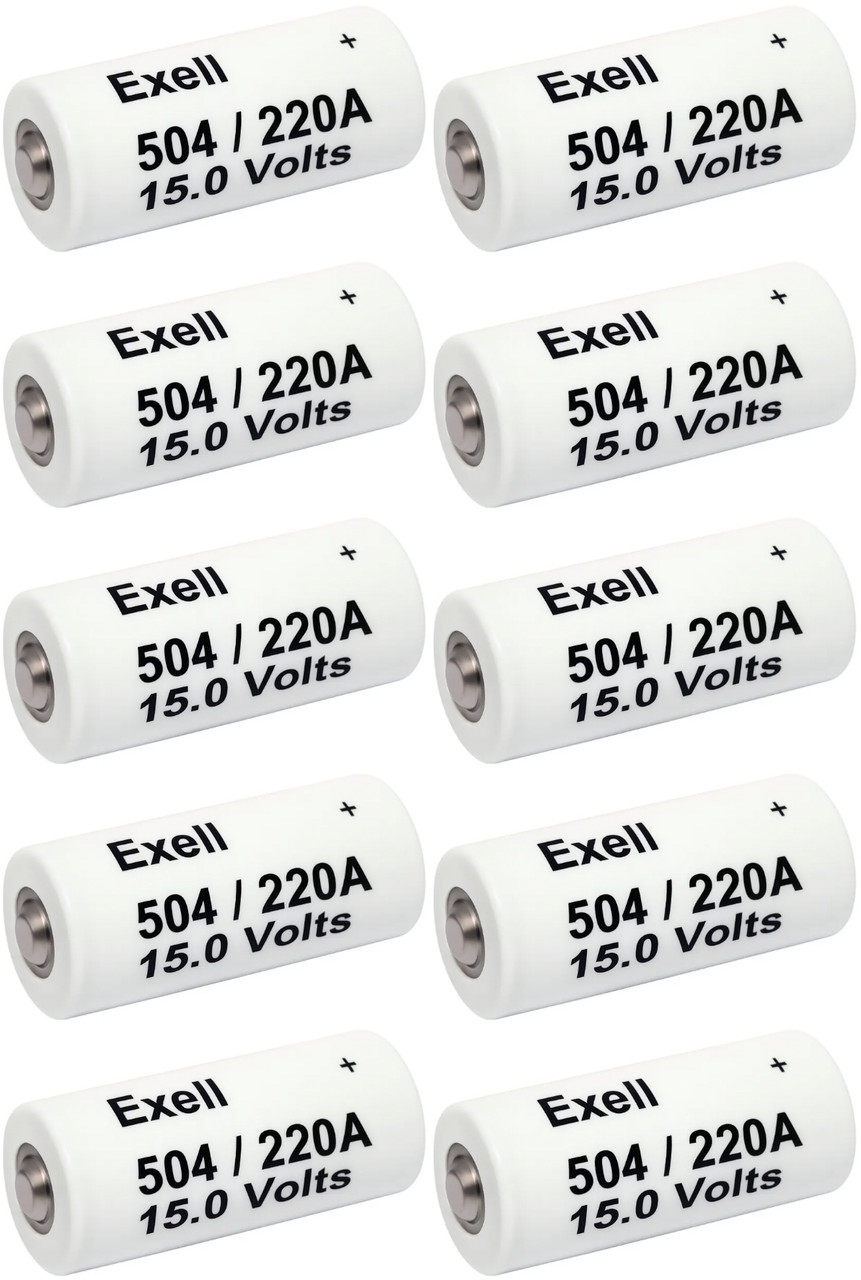 Exell 504A 15V Electronic Battery - Replaces Eveready 504 - Neda