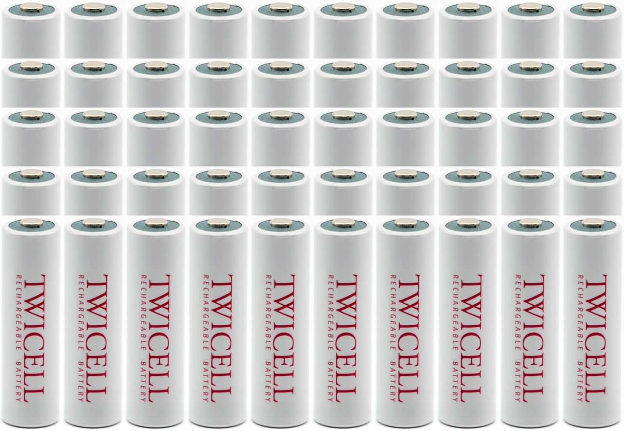 FDK HR-3U AA NiMH Twicell Battery - 1.2 Volt 2300mAh - 50 Pieces