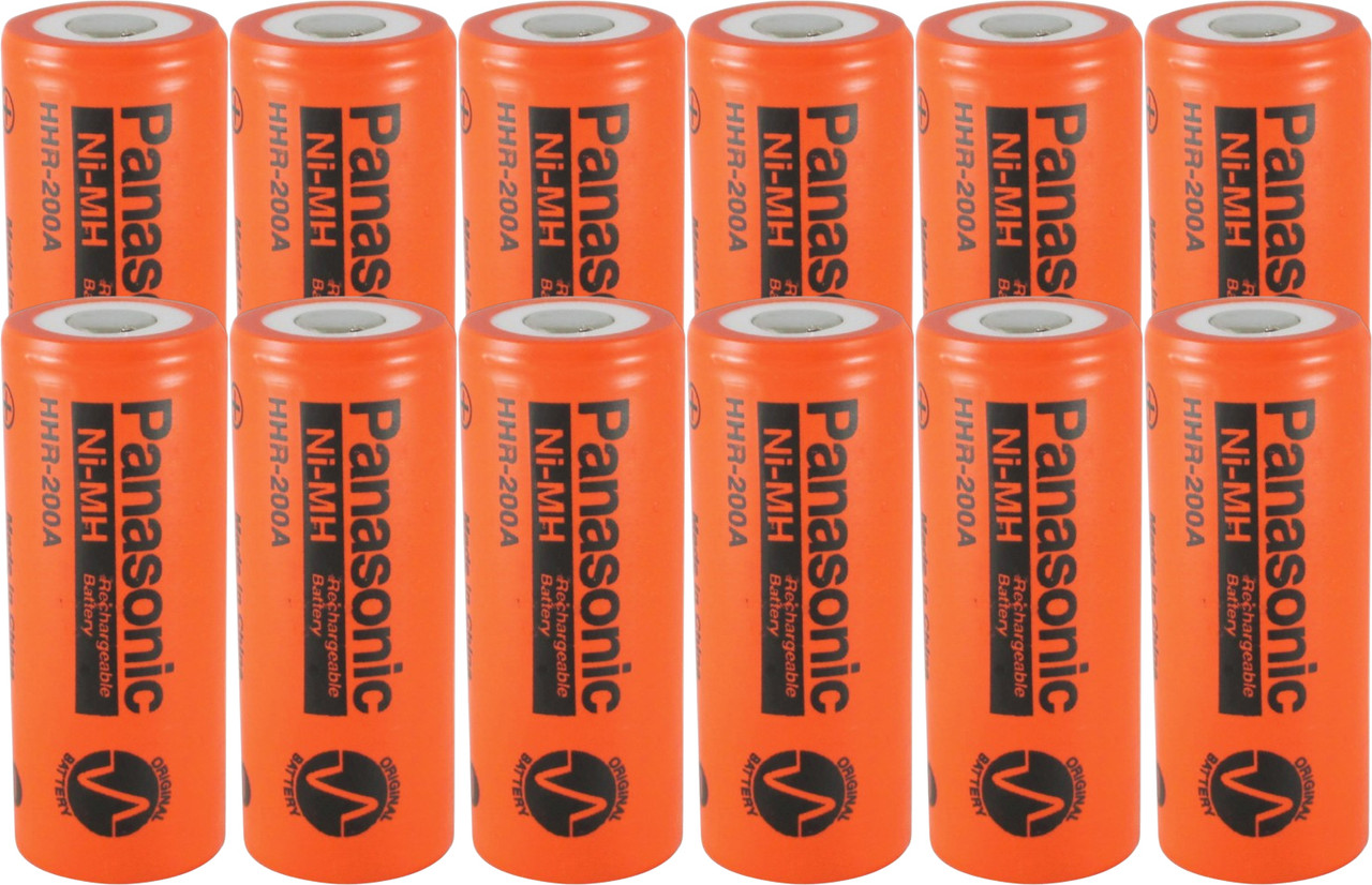 Panasonic HHR-200A 4/5A Ni-MH Battery - 1.2 Volt 2000mAh Flat Top