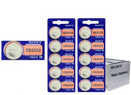Sony CR2032 Battery - 3V Lithium Coin Cell